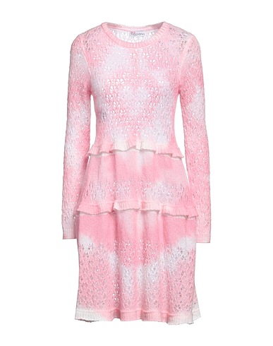REDValentino Midi dress Pink 54% Polyamide, 42% Mohair wool, 4% Wool