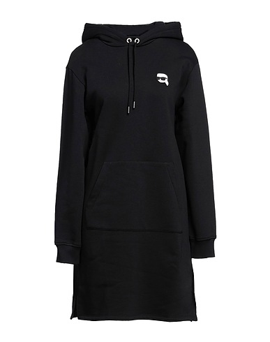 KARL LAGERFELD Short dress Black 90% Organic cotton, 10% Polyester
