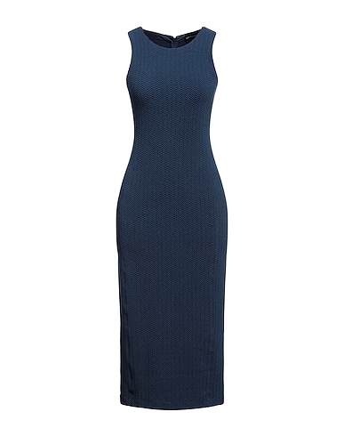 EMPORIO ARMANI Midi dress 58% Cotton, 36% Polyamide, 6% Elastane