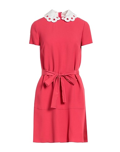 REDValentino Short dress Coral 70% Acetate, 30% Viscose, Polyester