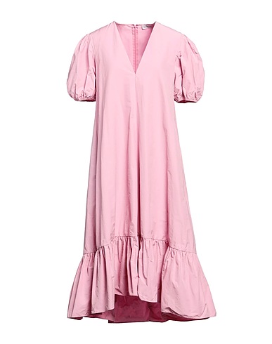 REDValentino Midi dress Pink 55% Cotton, 45% Polyester