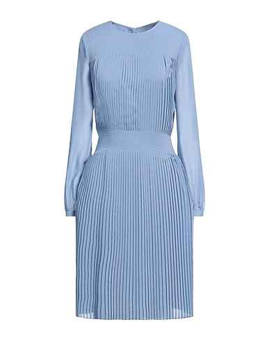 EMPORIO ARMANI Midi dress Light blue 100% Polyester