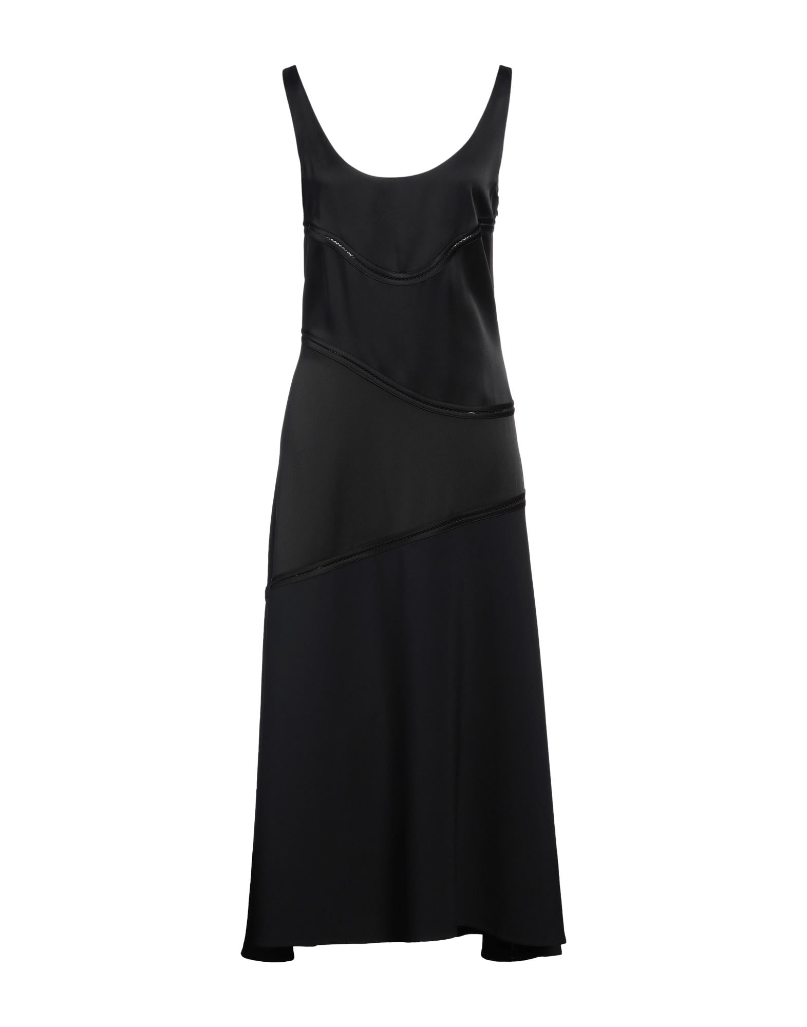 JILSANDER ワンピース 22AW Black satin dress4814725 JIL SANDER - JIL SANDER ジルサンダー ワンピース 34(XS位) 黒