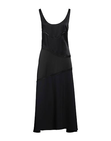 JIL SANDER Midi dress Black 74% Acetate, 26% Viscose