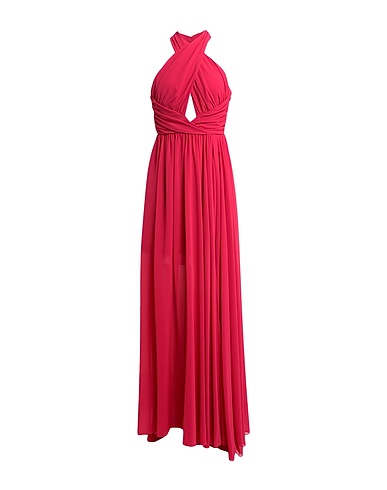 PINKO Long dress Fuchsia 100% Polyester