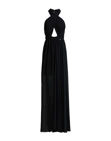 PINKO Vestito lungo Nero 100% Poliestere