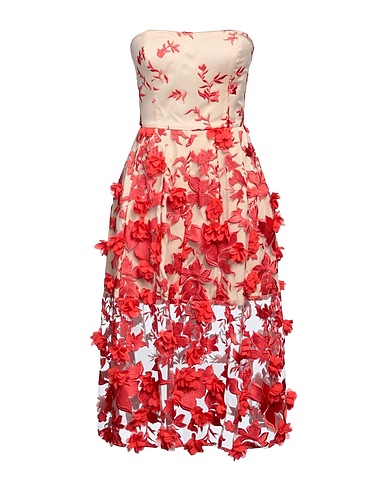 SHI 4 Midi dress Beige 100% Polyester
