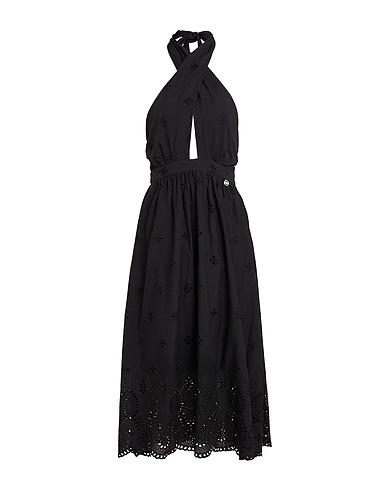 PINKO Vestito midi Nero 100% Cotone