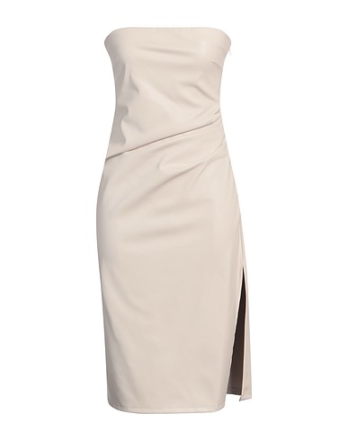 ICONA by KAOS Elegantes Kleid Beige 100% Polyester