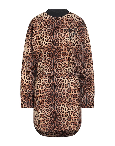 4GIVENESS Short dress BEIGE 100% Cotton