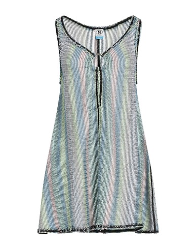 M MISSONI Short dress Light blue 85% Viscose, 15% Cotton