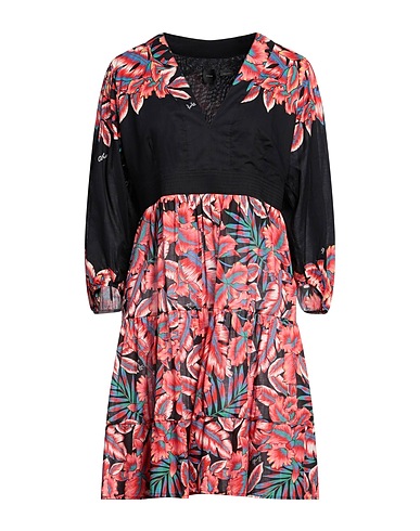 PINKO Short dress Black 100% Cotton