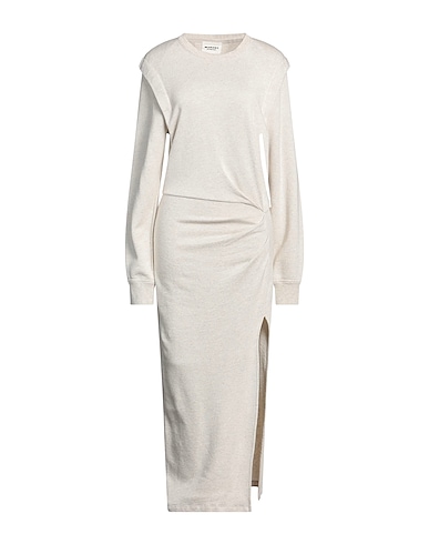 MARANT ÉTOILE Long dress 44% Viscose, 42% Cotton, 14% Linen