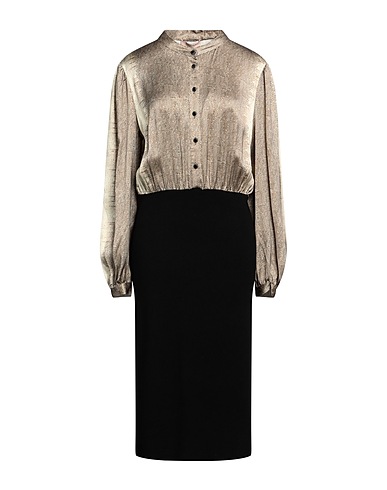 TWINSET Hemdkleid Beige 60% Viskose, 26% Polyester, 14% Polyamid