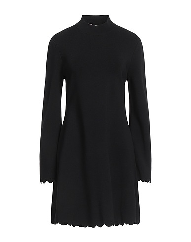 TWINSET Vestito corto Nero 54% Viscosa, 44% Poliammide, 2% Elastan