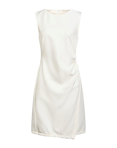 EMME by MARELLA Midi dress Ivory 91% Polyester, 9% Elastane