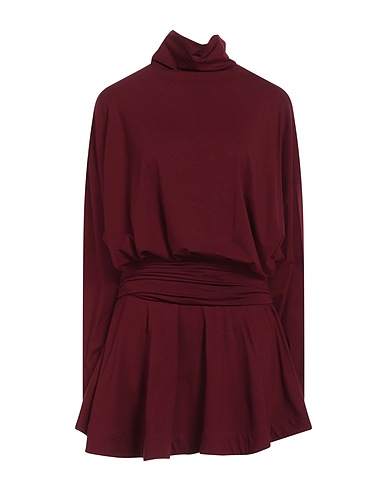 PINKO Short dress Burgundy 95% Viscose, 5% Elastane