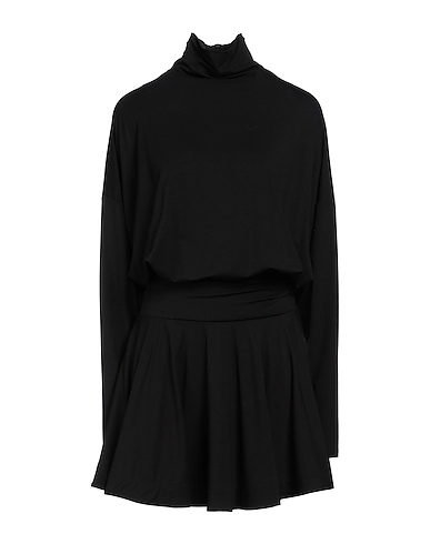 PINKO Short dress Black 95% Viscose, 5% Elastane