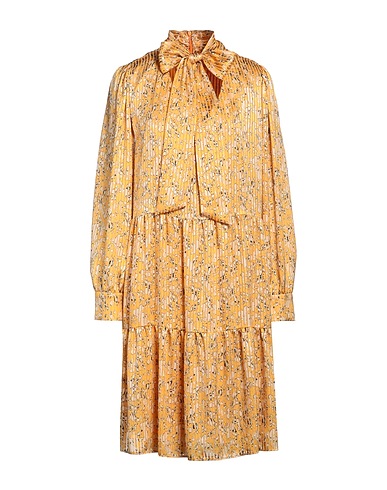 BOSS HUGO BOSS Kurzes Kleid Orange 60% Viskose, 40% Polyester