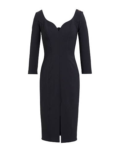 ELISABETTA FRANCHI Elegant dress Black 96% Polyester, 4% Elastane