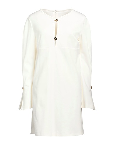 PINKO Short dress White 67% Viscose, 28% Polyamide, 5% Elastane