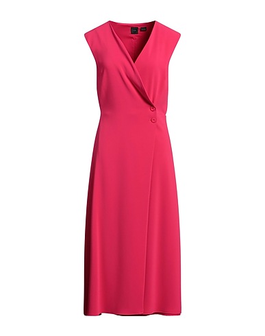 PINKO Vestito midi Fucsia 98% Poliestere, 2% Elastan