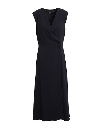PINKO Midi dress Black 98% Polyester, 2% Elastane