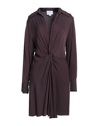 ISABELLE BLANCHE Paris Short dress Chocolate brown 100% Viscose