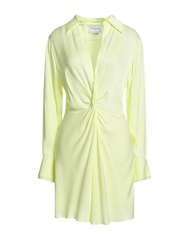 ISABELLE BLANCHE Paris Short dress Lime green 100% Viscose
