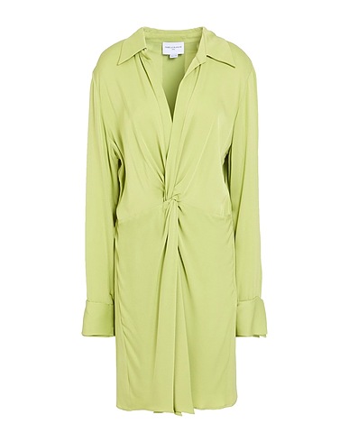 ISABELLE BLANCHE Paris Vestito corto Verde chiaro 100% Viscosa