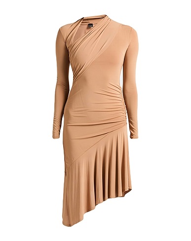 PINKO Vestito corto Cammello 92% Viscosa, 8% Elastan
