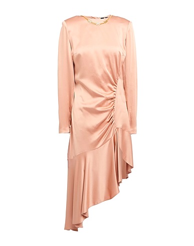 ELISABETTA FRANCHI Vestito corto Cipria 66% Acetato, 34% Viscosa