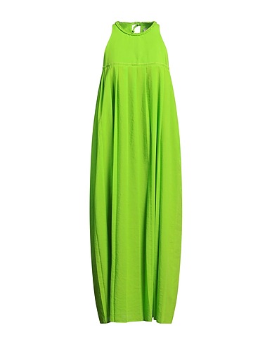 ALYSI Long dress Lime green 100% Polyester