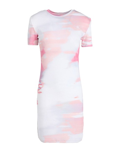 CALVIN KLEIN JEANS Short dress 94% Cotton, 6% Elastane