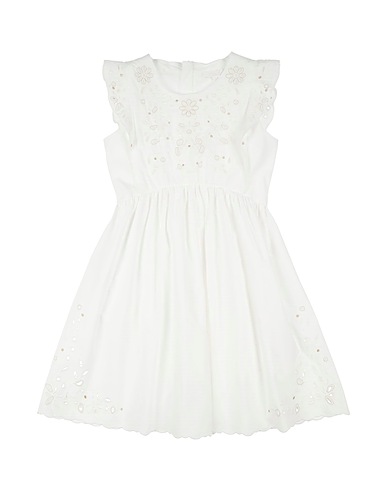 CHLOÉ Φόρεμα Λευκό 100% Βαμβάκι