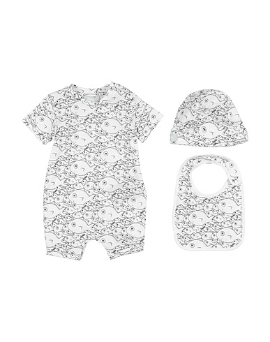 HERNO Set baby Bianco 100% Cotone