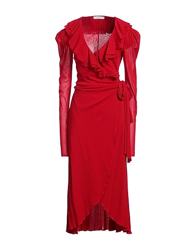 PHILOSOPHY di LORENZO SERAFINI Midi dress Red 100% Polyamide