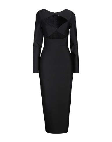 ODÌ ODÌ Long dress Black 95% Polyester, 5% Elastane