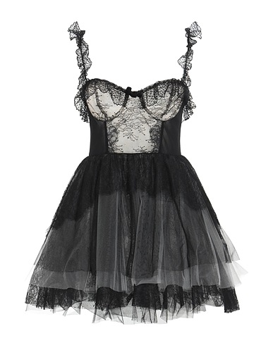 PHILOSOPHY di LORENZO SERAFINI Short dress Black 100% Polyamide