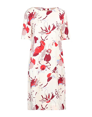 BOSS Vestito midi Off white 100% Viscosa