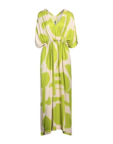 PIERANTONIO GASPARI Long dress Lime green 100% Viscose