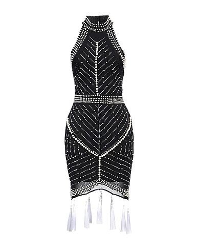 FOREVER UNIQUE Tubino Nero 90% Poliestere, 10% Poliammide