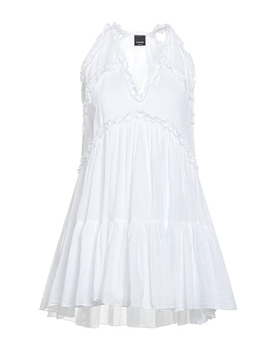PINKO Kurzes Kleid Weiß 100% Baumwolle