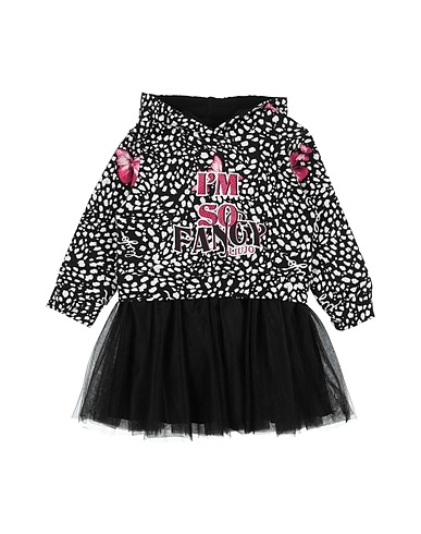 LIU •JO Babykleid Schwarz 95% Baumwolle, 5% Elastan, Polyester