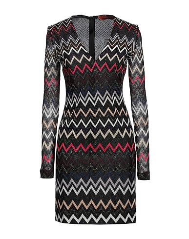 MISSONI Tubino Nero 88% Viscosa, 12% Cupro