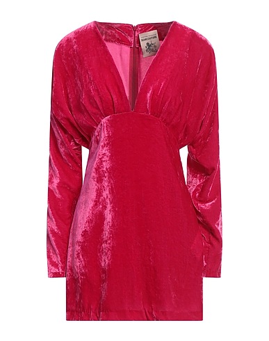 SEMICOUTURE Sheath dress Fuchsia 82% Viscose, 18% Polyamide