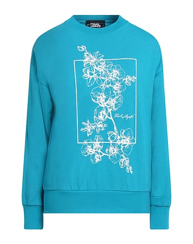 KARL LAGERFELD Felpa Azzurro 100% Cotone