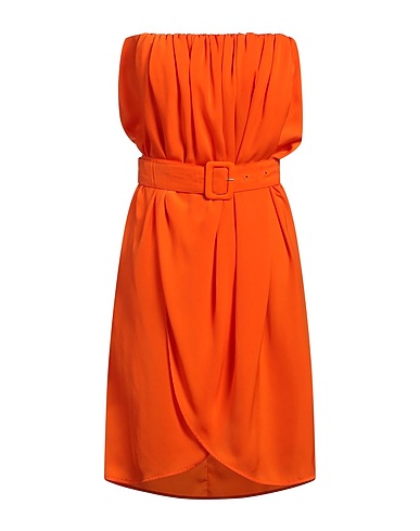 PINKO Midi dress Orange 100% Polyester