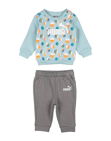 PUMA Completo Baby  ESS+ SUMMER CAMP Infants Jogger TR
 Celeste 68% Cotone, 32% Poliestere