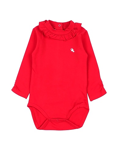 MINIBANDA by SARABANDA Baby bodysuit Red 93% Cotton, 7% Elastane